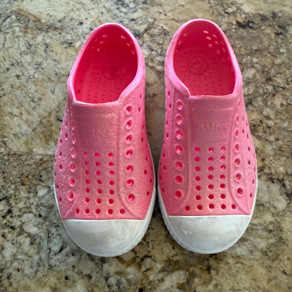 Native Jefferson Bling Toddler Girls Shoes